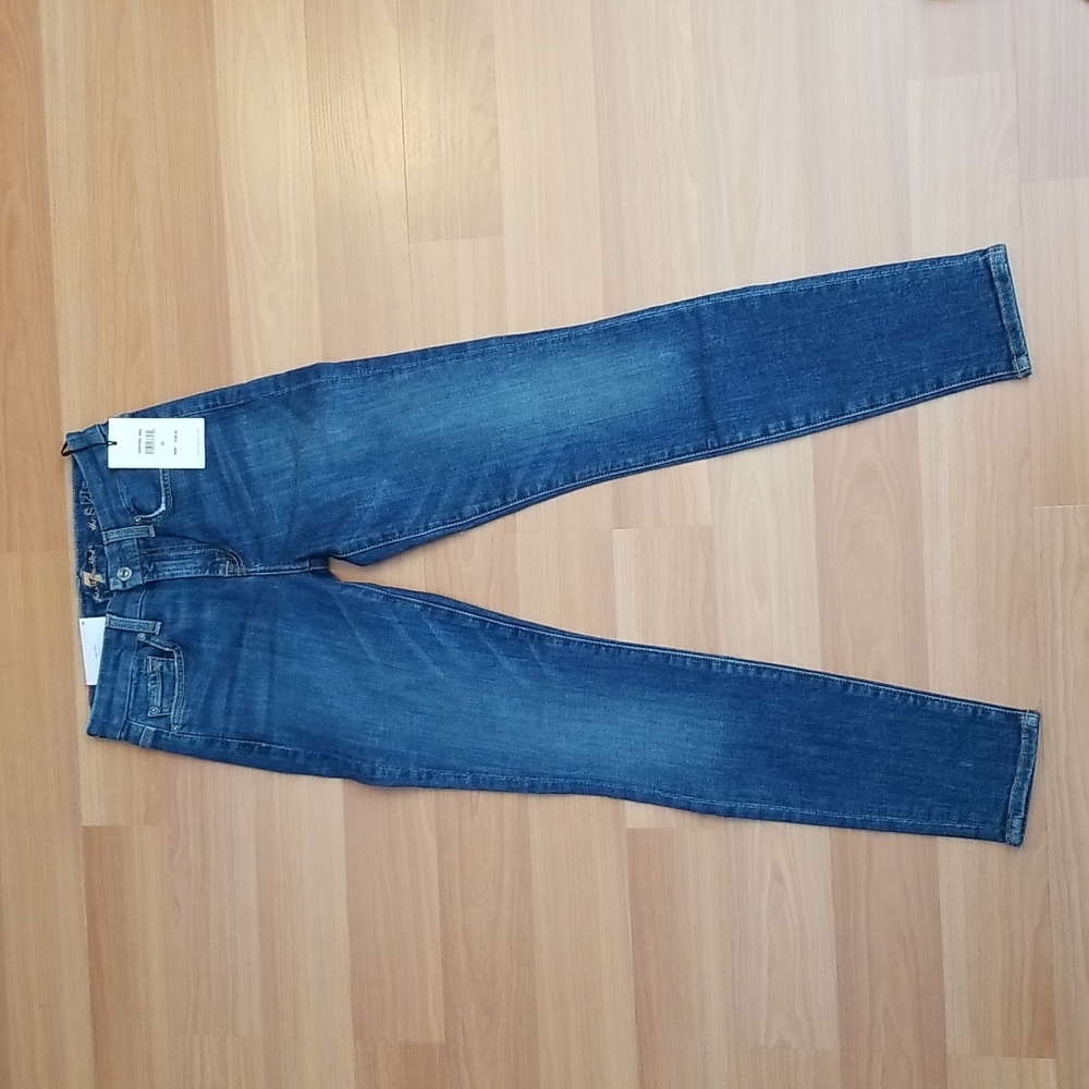 NWT 7 For All Mankind Super Skinny Jeans Size 24